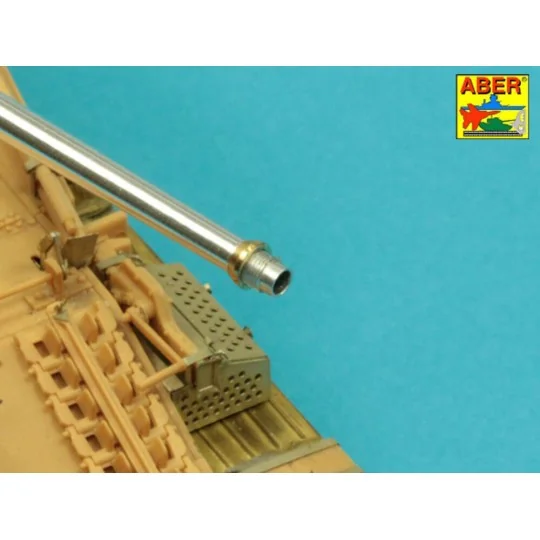 Pak 40/3 barrel with muzzle brake Marder III M - Aber Models 35 L-005N