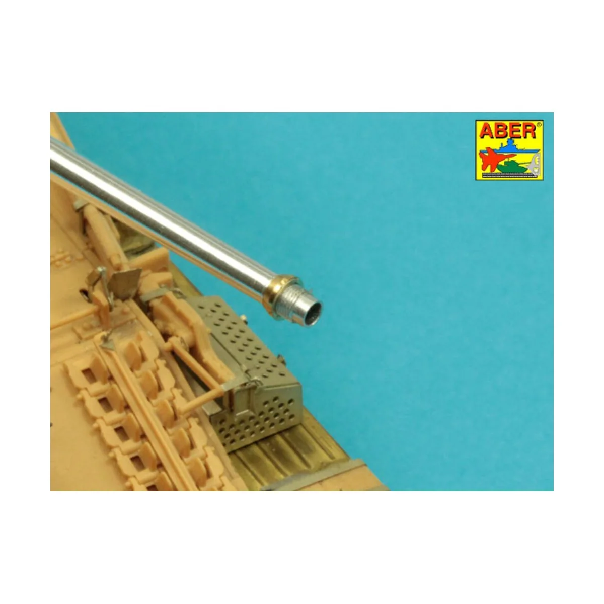 Pak 40/3 barrel with muzzle brake Marder III M - Aber Models 35 L-005N