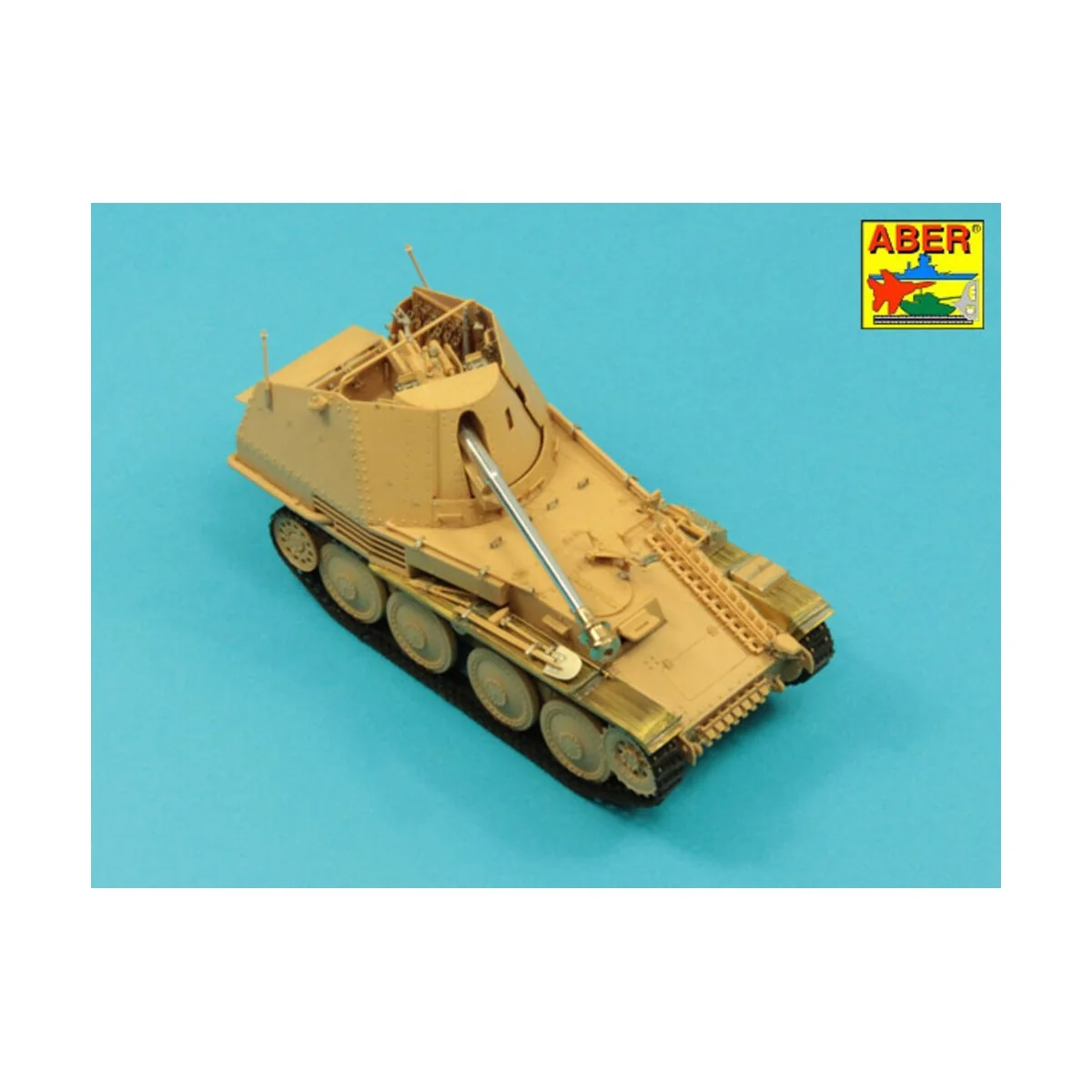 Pak 40/3 barrel with muzzle brake Marder III M, 1/35 - Aber Models ...