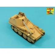 Pak 40/3 barrel with muzzle brake Marder III M, 1/35 - Aber Models ...