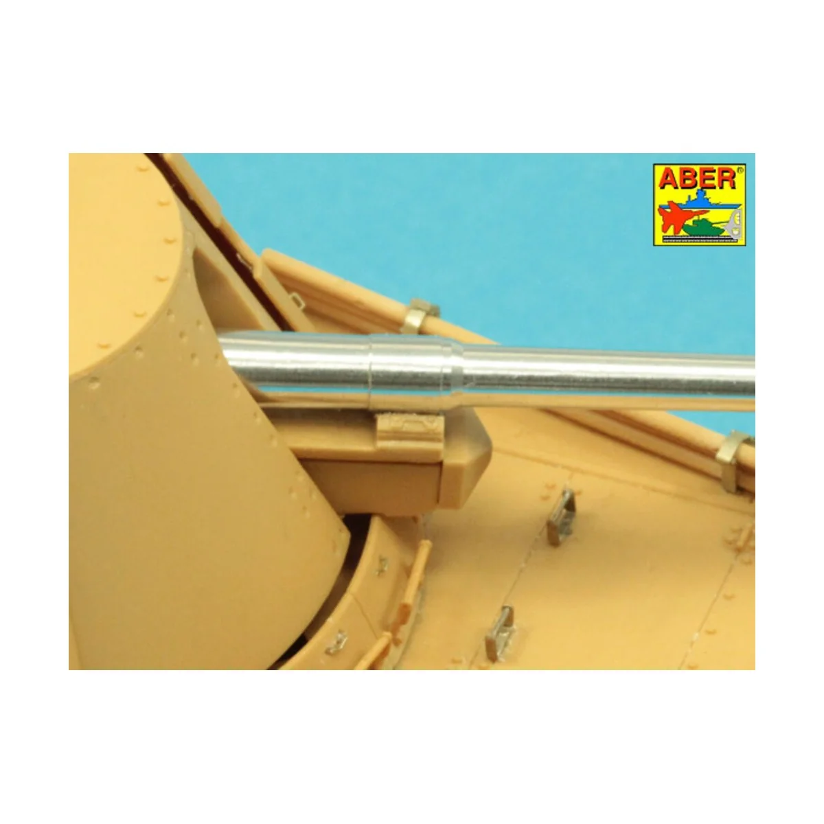 Pak 40/3 barrel with muzzle brake Marder III M - Aber Models 35 L-005N