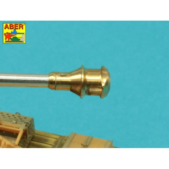 Pak 40/3 barrel with muzzle brake Marder III M - Aber Models 35 L-005N