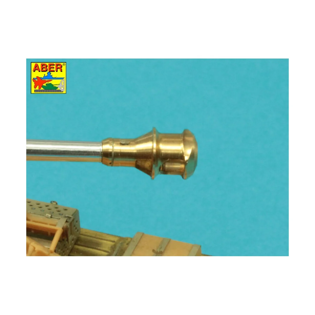 Pak 40/3 barrel with muzzle brake Marder III M - Aber Models 35 L-005N