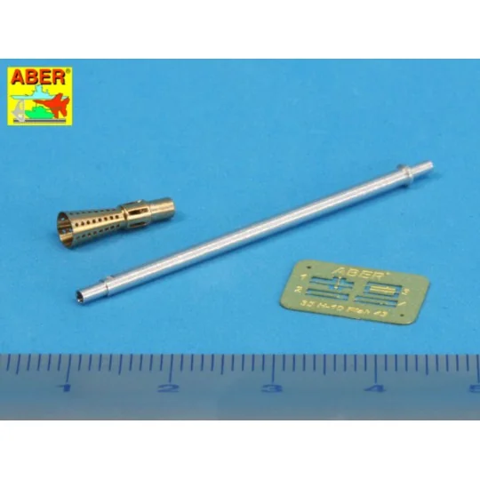 German 37mm Flak 43/1 L/60 Barrel, 1/35 - Aber Models 35 L-010N German 37mm Flak 43/1 L/60 Barrel, 1/35 - Aber Models 35 L-010N