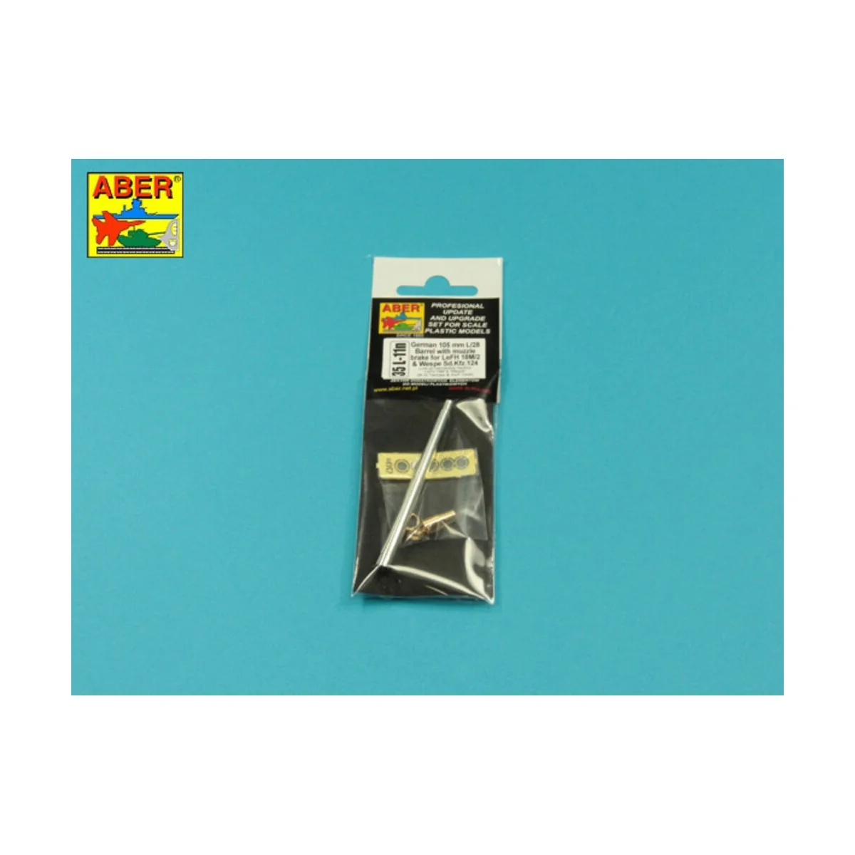 German 105mm LeFH 18M/2 L/28 Barrel (Wespe Sd.Kfz.124) - Aber Model...