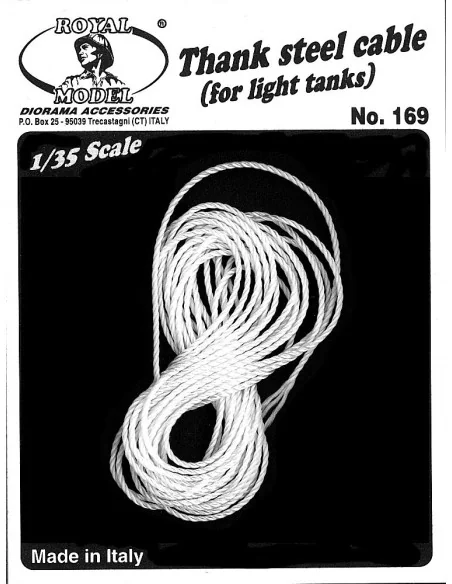 Tank steel cables No. 2-for light tanks, 1/35 - Royal Model RM169