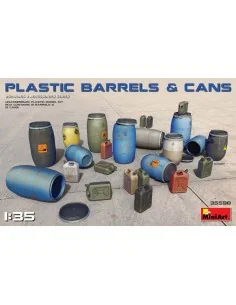 Plastic Barrels & Cans, 1/35 - MiniArt 35590