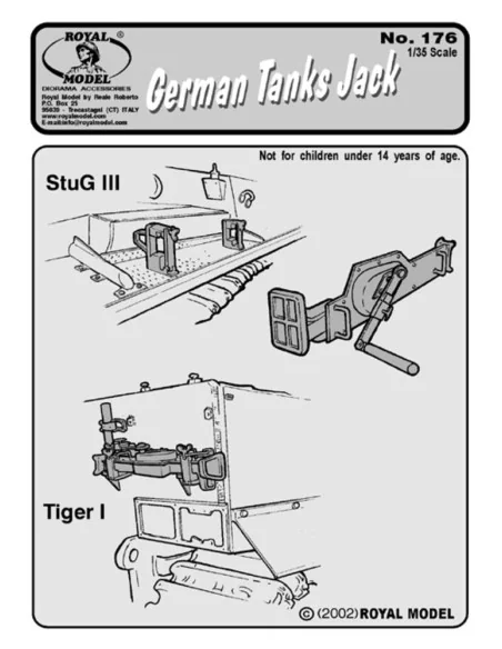 [NO_DESC] Jack with bracket, 1/35 - Royal Model RM176