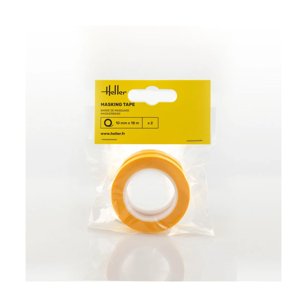 Masking tape 10 mm x 18 m (2 pieces) - Heller 99013