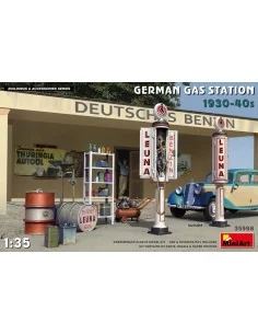 German Gas Station 1930-40s, 1/35 - MiniArt 35598