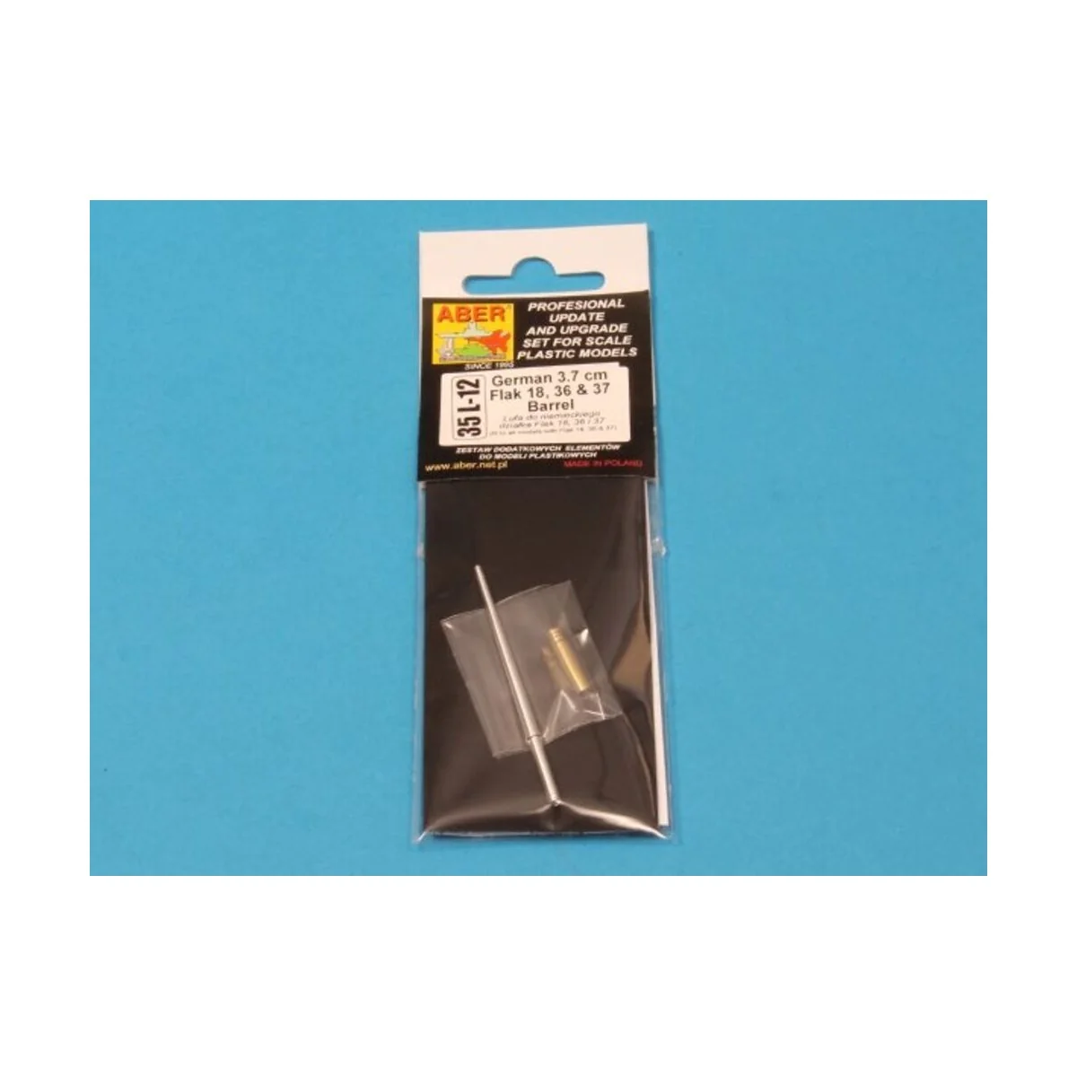 German 3,7cm Flak 37 Barrel - Aber Models 35 L-012