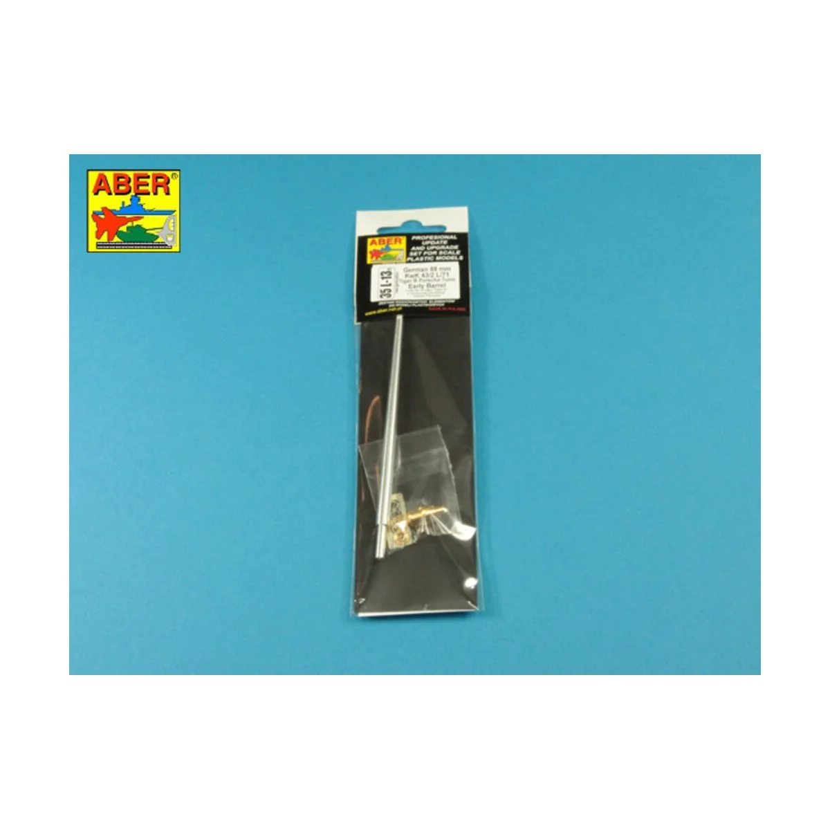 German 88mm Kwk 43/2 L/71 Tiger B Porsche-Turm Early Barrel, 1/35 -...
