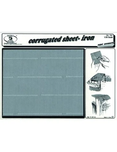 Corrugated Iron-sheet, 1/35 - Royal Model RM184