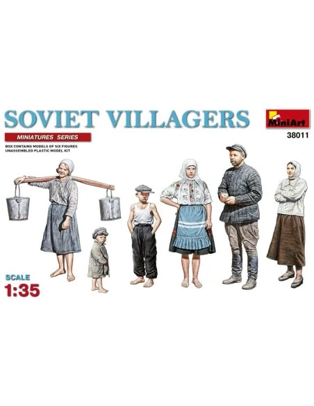 Soviet Villagers, 1/35 - MiniArt 38011
