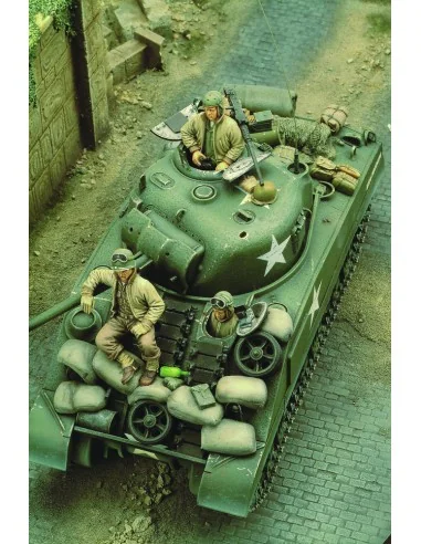 U.S. Sherman crew - WWII, 1/35 - Royal Model RM195