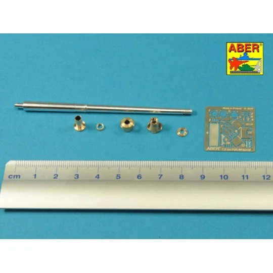 German 75 mm Barrel for PaK 40- Early model - Aber Models 35 L-019N