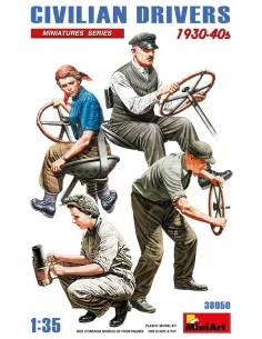 Civilian Drivers 1930-40s, 1/35 - MiniArt 38050