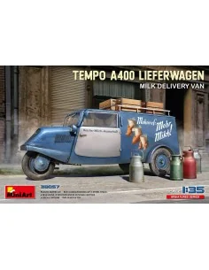 Tempo A400 Lieferwagen. Milk Delivery Van, 1/35 - MiniArt 38057