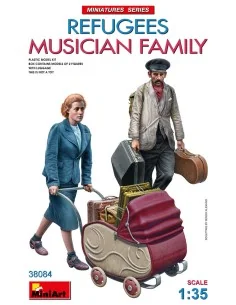 Refugees. Musician Family, 1/35 - MiniArt 38084