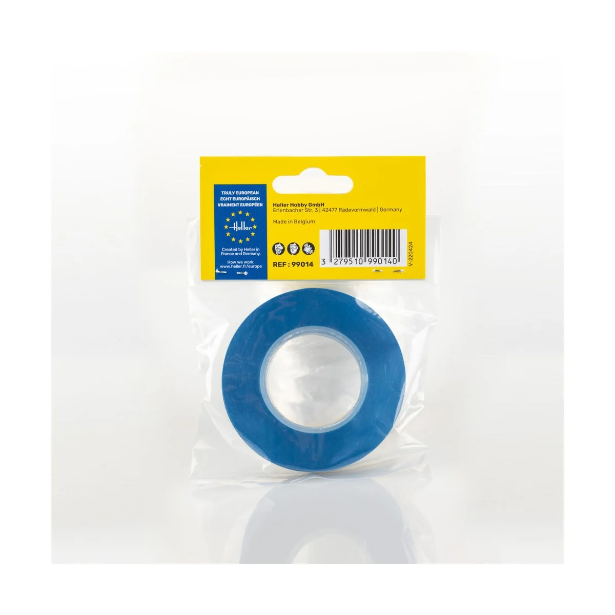 Flexible masking tape set (1, 2, 3, 6 mm x 18 m) - Heller 99014