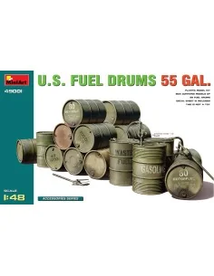 U.S. Fuel Drums 55 Gal., 1/48 - MiniArt 49001