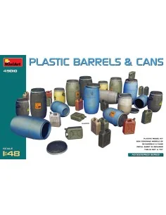 Plastic Barrels & Cans, 1/48 - MiniArt 49010
