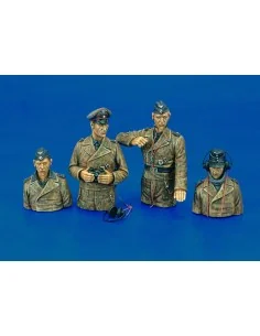 Waffen SS Tiger I crew - 3/2 fig-WWII, 1/35 - Royal Model RM232