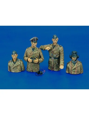 Waffen SS Tiger I crew - 3/2 fig-WWII, 1/35 - Royal Model RM232