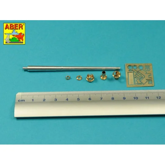 German 75 mm Barrel for PaK 40 - Late model, 1/35 - Aber Models 35 ...