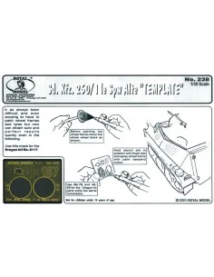 Sd.Kfz. 250/1 le Spw Alte TEPMPLATE, 1/35 - Royal Model RM238