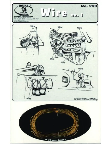 Wire n.1 (0, 3 mm) - Royal Model RM239