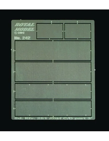 Sd. 251 C/D Interior Armour Plates (for Tamiya kit), 1/35 - Royal M...