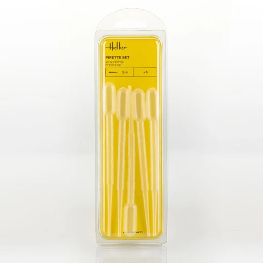 Pipette set 2 ml (5 pieces) - Heller 99016