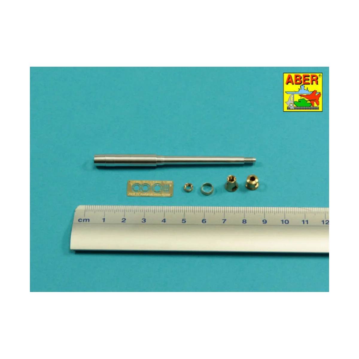 German 88mm KwK36/L56 Tiger I late barrel - Aber Models 35 L-028N