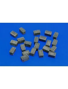 Cal. 50 Ammo boxes, 1/35 - Royal Model RM249