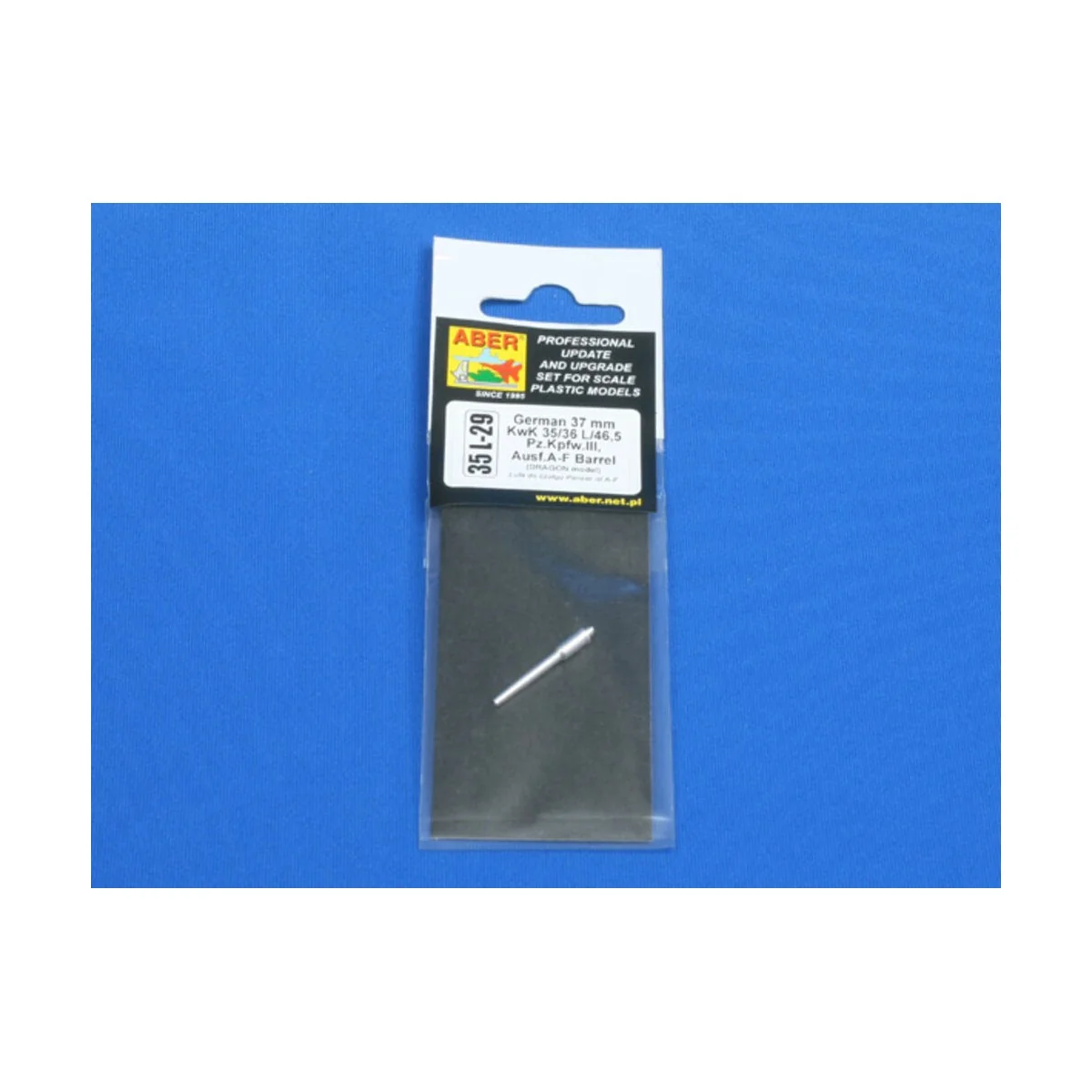 German 37mm 35/36L/46,5 Pz.Kpfw.III,Ausf.A-F Barrel - Aber Models 3...