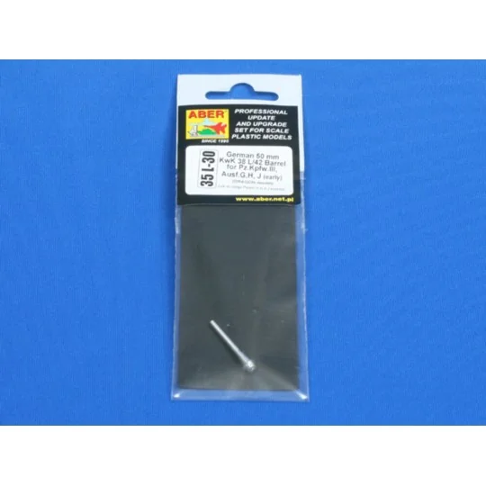 Germ50mmKwK38L/42Barr forPz.Kpfw.IIIAusf.G, H, J (early), 1/35 - Ab...