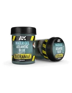 WATER GEL ATLANTIC BLUE - 250ml (Acrylic) - AK Interactive AK8003