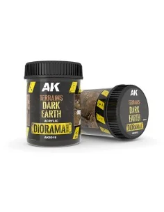 TERRAINS DARK EARTH - 250ml (Acrylic) - AK Interactive AK8018