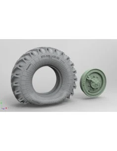 URAL 4320 3D FLAT TIRE×4, 1/48 - Toucan Model TC3D016 2