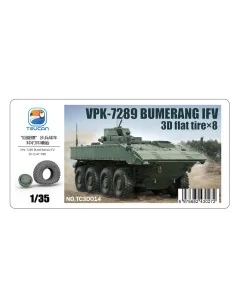 VPK-7289 BUMERANG IFV 3D flat tire×4, 1/35 - Toucan Model TC3D014