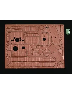 Scraped Zimmerit Panther A Late (for Dragon kit), 1/35 - Royal Mode...