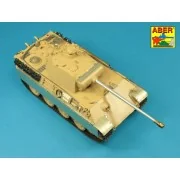 7, 5cm gun barrel for Panther Ausf.G Late -Tamiya, 1/35 - Aber Mode...