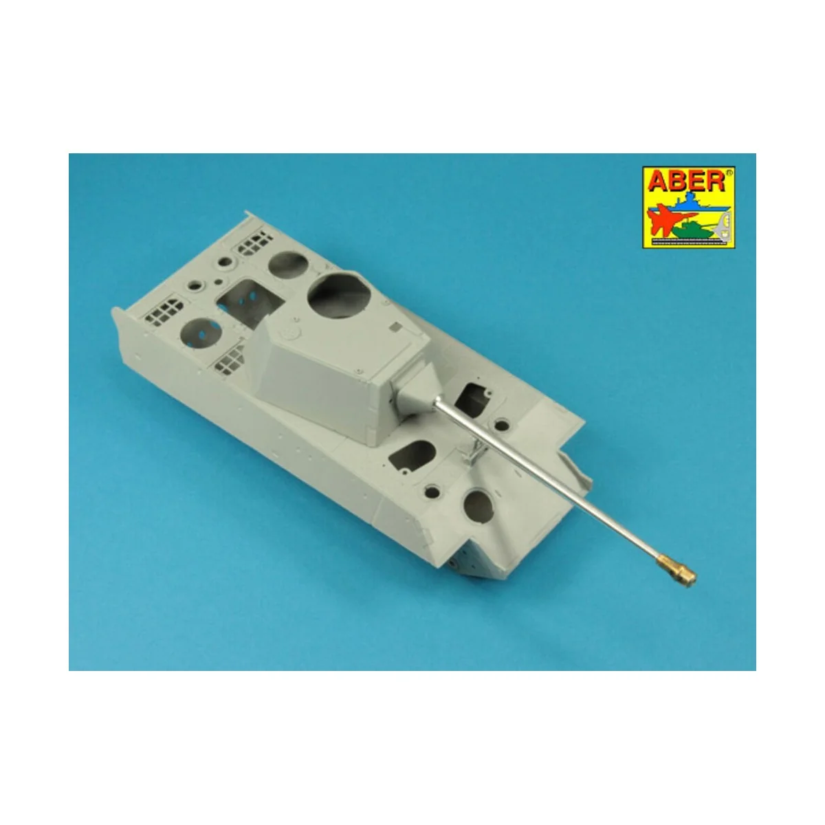 7, 5cm gun barrel for Panther Ausf.G Late -Tamiya, 1/35 - Aber Mode...