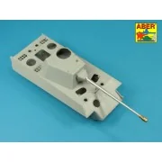 7, 5cm gun barrel for Panther Ausf.G Late -Tamiya, 1/35 - Aber Mode...