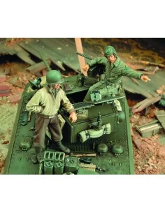 M3A3 Stuart Crew-WWII, 1/35 - Royal Model RM336