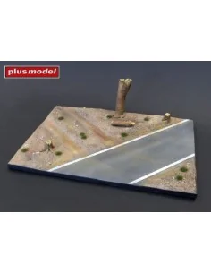 Display base - Cobblestone street wit tram tracks, 1/35 - Plus mode... 2