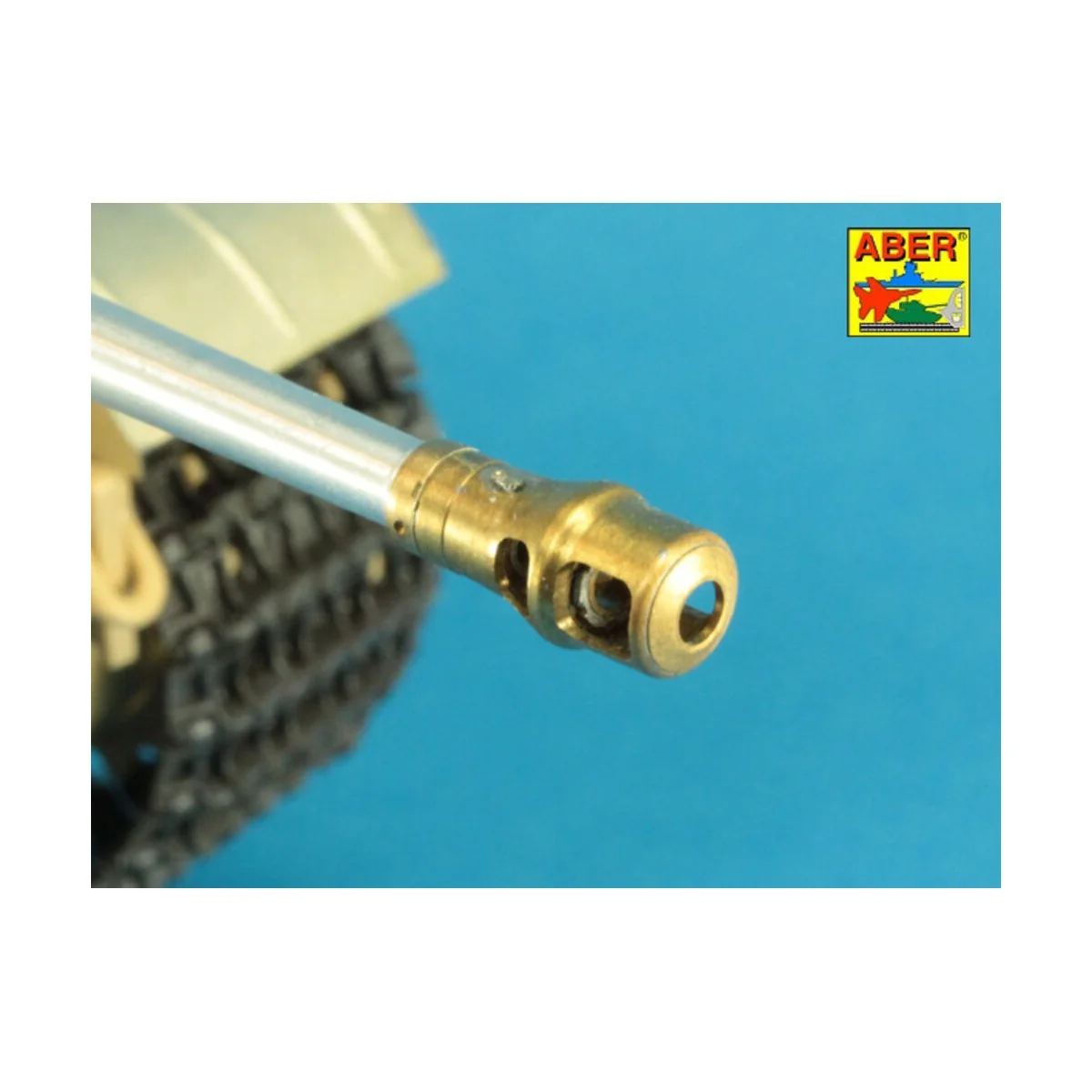 7, 5cm gun barrel for Panther Ausf.G Late -Tamiya, 1/35 - Aber Mode...
