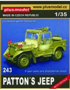 Patton's Jeep für Tamiya Bausatz, 1/35 - Plus model 243