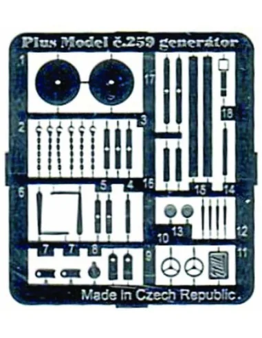 Deutscher Hochleistungs-Generator A, 1/35 - Plus model 259